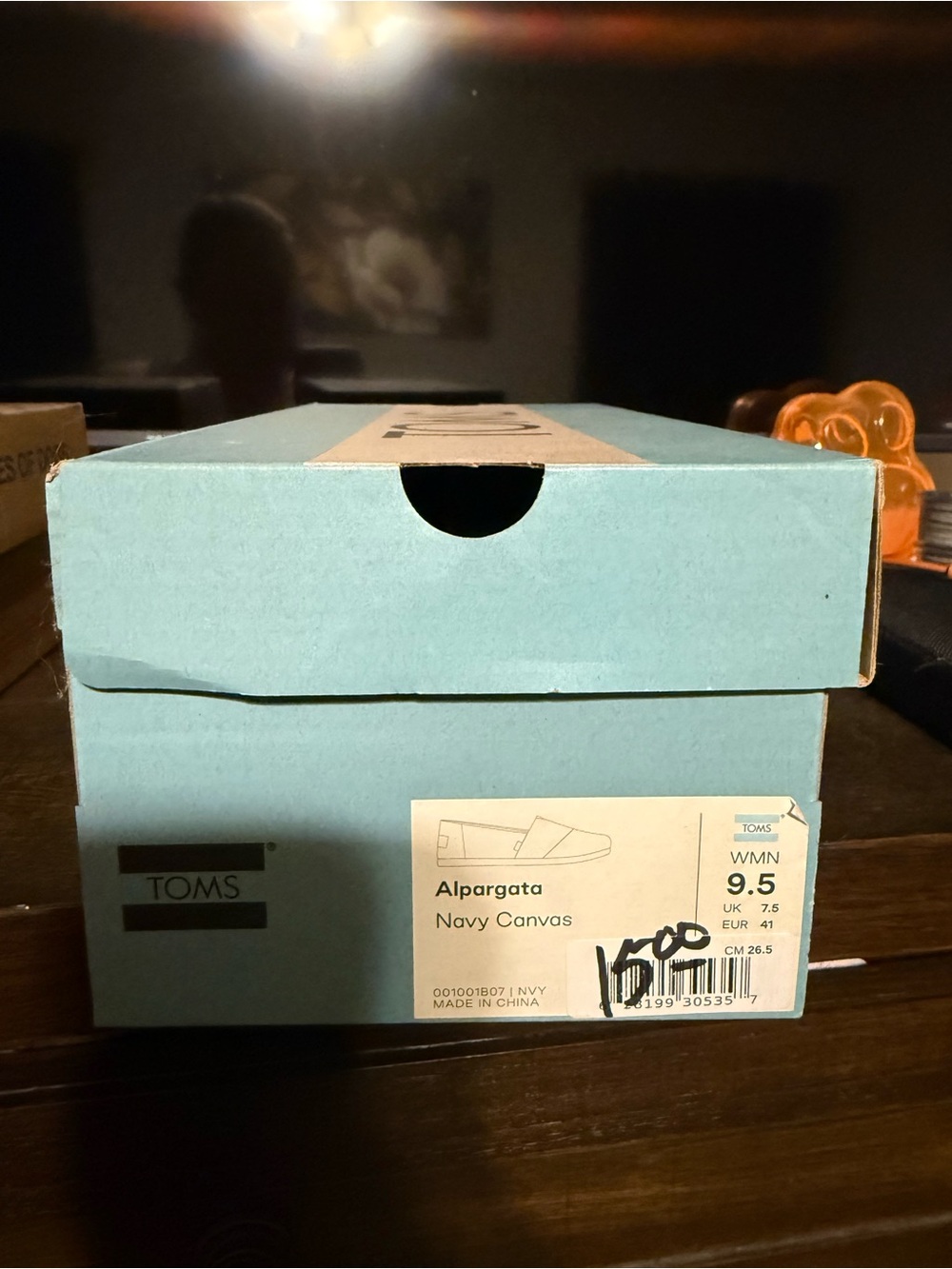 Toms Navy Canvas Slip-On Sneakers - Picture 4 of 4